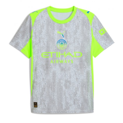 Lacne Muži Futbalové dres Manchester City Tijjani Reijnders #4 2025-26 Krátky Rukáv - Tretina